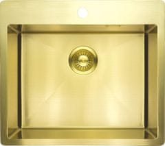 BPS-koupelny Dřez Olfato nerez - ZPO R10B, zlatý kartáčovaný