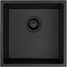 BPS-koupelny Dřez Corda granit - ZQA N10A černá