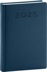 Grooters NOTIQUE Denní diář Aprint Neo 2025, modrý, 15 x 21 cm