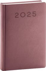 Grooters NOTIQUE Denní diář Aprint Neo 2025, růžový, 15 x 21 cm