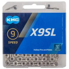 KMC řetěz X9SL stříbrný 114 čl. BOX