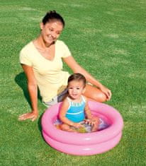 Bestway Dětský nafukovací bazének Bestway 51061 61x15 cm - Barva: růžová