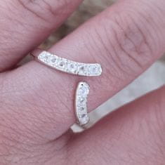 Klenoty Amber Luxusní stříbrný prsten s měsíčním kamenem Mona Velikost: 52
