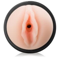 XSARA Velmi kvalitní masturbátor s přísavkou - mega stimulující - černý – 88634260
