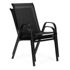 ModernHome Sada 2 zahradních židlí PRODUS černá