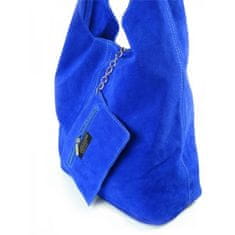 Vera Pelle Kabelky každodenní modré Shopper Bag XL A4