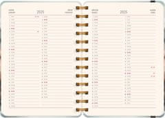 Grooters Spirálový 18měsíční diář Petito – Japonsko 2024/2025, 13 × 18 cm