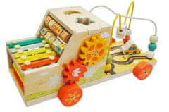 Sferazabawek  Třídící auto, dřevěné abakus, stavebnice auta - vzdělávací hračka pro děti