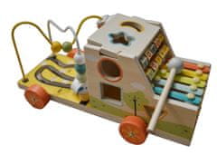Sferazabawek  Třídící auto, dřevěné abakus, stavebnice auta - vzdělávací hračka pro děti