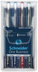 Schneider Roller "One Business", sada, 4 barvy, 0,6 mm
