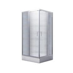 BPS-koupelny Čtvercový sprchový kout MODERN SQ 80x80 (90x90), výška 165 cm