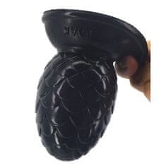 FAAK anální kolík ve tvaru šišky černý - 5,2 cm