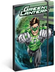 Presco Group NOTIQUE Notes Green Lantern, linkovaný, 13 x 21 cm