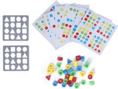 Sferazabawek  Logiczna hra s kostičkami zručnostní skládání tvarů Montessori přizpůsobování tvarů
