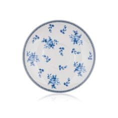 Banquet Talíř dezertní BLUE FLOWER 19,3 cm, sada 6 ks