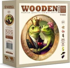 Wooden city Dřevěné puzzle Láska a žáby 505 dílků EKO