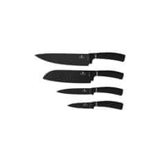 Berlingerhaus Sada nožů s nepřilnavým povrchem 4 ks Matte Black Collection