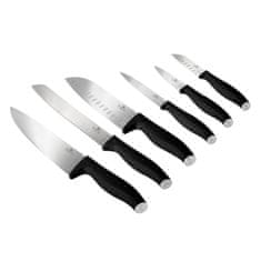 Berlingerhaus Sada nožů nerez 6 ks Matte Black Collection