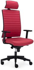 ALBA CR Kancelářská židle GAME VIP celočalouněný s nosností až 150kg červená Lucky 1004