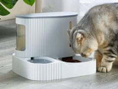 Korbi Podavač vody a krmiva pro psa nebo kočku 2 v 1, 3,85 litru