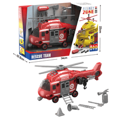 Sferazabawek HELICOPTER LARGE SQUIRREL INTERAKTIVNÍ záchranná hračka pro děti
