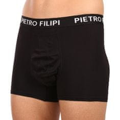 Pietro Filipi 2PACK pánské boxerky balls holder černé (2BCL002) - velikost L