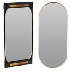Koopman Nástěnné zrcadlo oválné 32x72 cm zlaté moderní