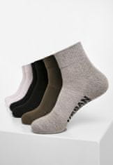 Urban Classics High Sneaker Socks 6-Pack Black/white/grey/olive Velikost: 43-46