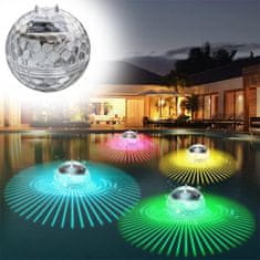 HOME & MARKER® Solární diskotéková koule do bazénu | DISCOGLO