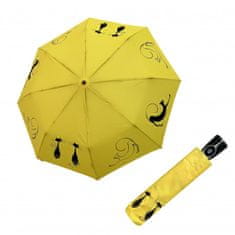 Doppler Fiber Magic Best Friends yellow - dámský plně automatický deštník