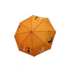 Doppler Fiber Magic Best Friends orange - dámský plně automatický deštník