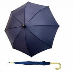 Doppler Bern-dřev.hol.d,námořní modř-holový vystřelovací deštník