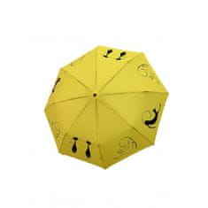 Doppler Fiber Magic Best Friends yellow - dámský plně automatický deštník