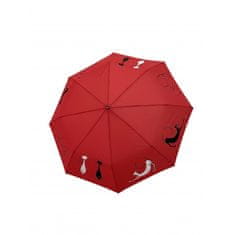 Doppler Fiber Magic Best Friends red- dámský plně automatický deštník