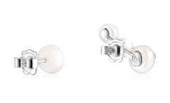 Tous Elegantní asymetrické náušnice s perlami Icon Pearl 1003333100