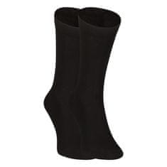 Nedeto 3PACK ponožky vysoké bambusové černé (3PBV01) - velikost L