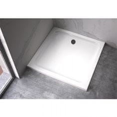 BPS-koupelny Čtvercová akrylátová sprchová vanička HYD-SSV-ST06A 100x100 bílá
