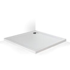 BPS-koupelny Čtvercová nebo obdélníková akrylátová sprchová vanička FLAT STONE EFFECT ROT-2802810260