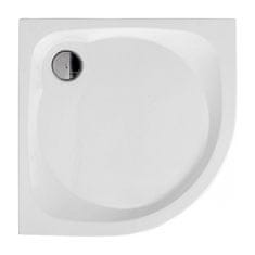 BPS-koupelny Čtvrtkruhová akrylátová sprchová vanička New Style 2 80x80 (90x90, 100x100)