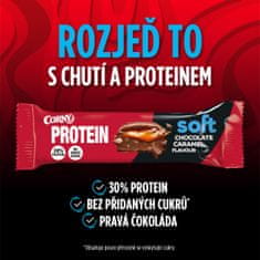 Corny Protein SOFT Čokoláda-karamel 12x45g