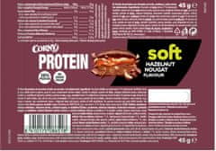 Corny Protein SOFT Lískový oříšek-nugát 12x45g