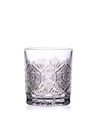 Bohemia Crystal Ručně broušené sklenice na whisky a rum Bratislava 320ml (set po 6ks)