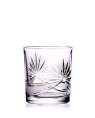 Bohemia Crystal Bohemia Crystal Ručně broušené sklenice na whisky a rum Mašle 320ml (set po 6ks)
