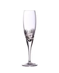Bohemia Crystal Ručně broušené sklenice na šampaňské Mašle 200ml (set po 2 ks)