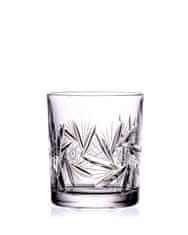 Bohemia Crystal Bohemia Crystal Ručně broušené sklenice na whisky a rum Větrník 320ml (set po 6ks)