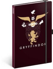 Presco Group NOTIQUE Notes Harry Potter – Gryffindor, linkovaný, 13 x 21 cm