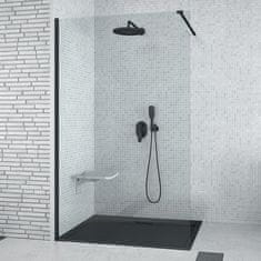 BPS-koupelny Sprchový kout Walk-In AVEO B 90 (100, 110, 120, 130, 140), výška 195 cm AVB-110-195C