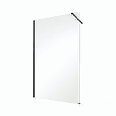 BPS-koupelny Sprchový kout Walk-In ECO-N BLACK 90 (100, 110,120), výška 195 cm