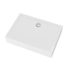 BPS-koupelny Kompaktní obdélníková akrylátová sprchová vanička Lider 90x70 (100x70, 120x70) KOMP