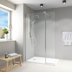 BPS-koupelny Bezrámová sprchová zástěna se sklopnou částí EI TWF+EI TWA ROT-3978186853